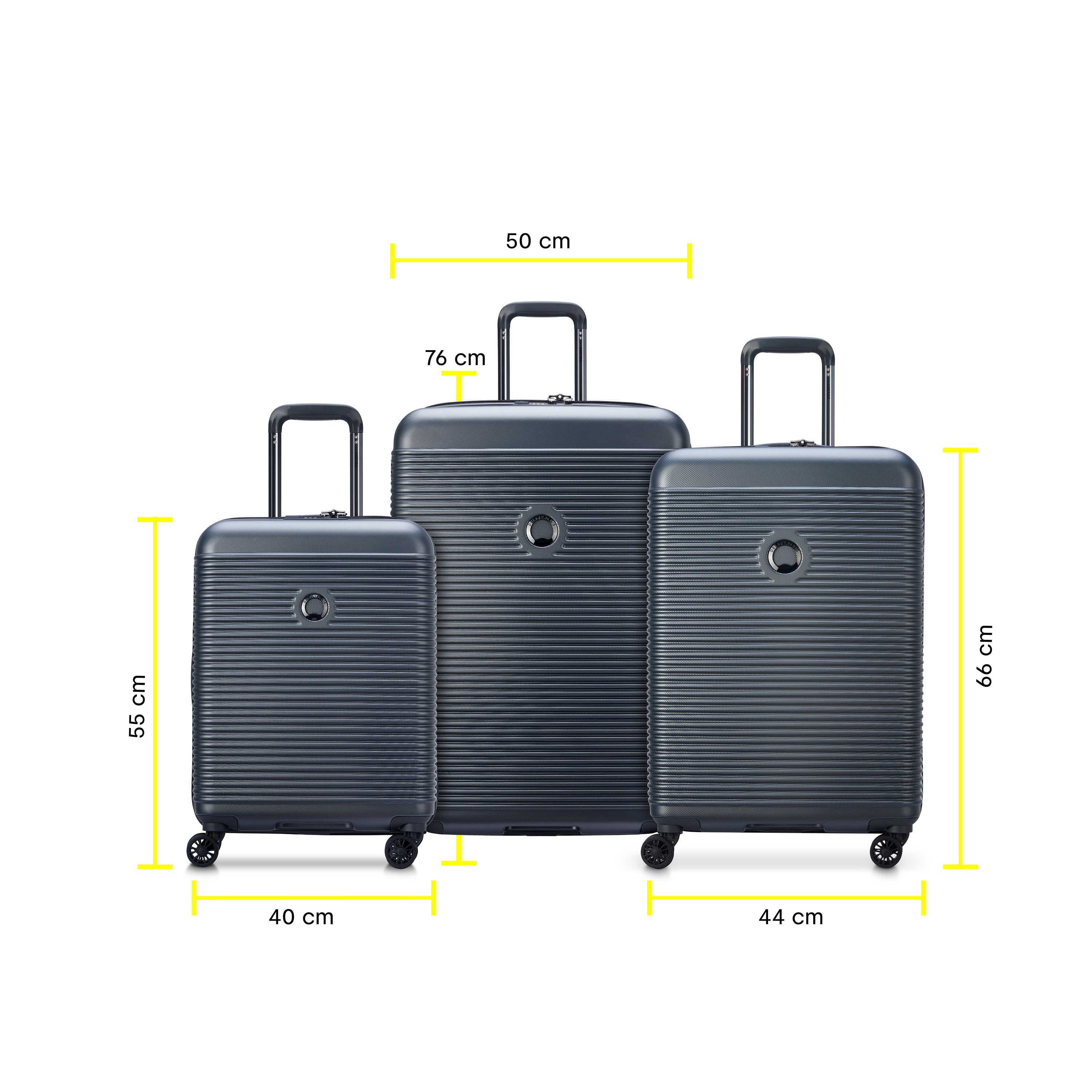FREESTYLE - Set 3 Suitcases (L-76cm) (M-66cm) (S-55cm) - Image 27