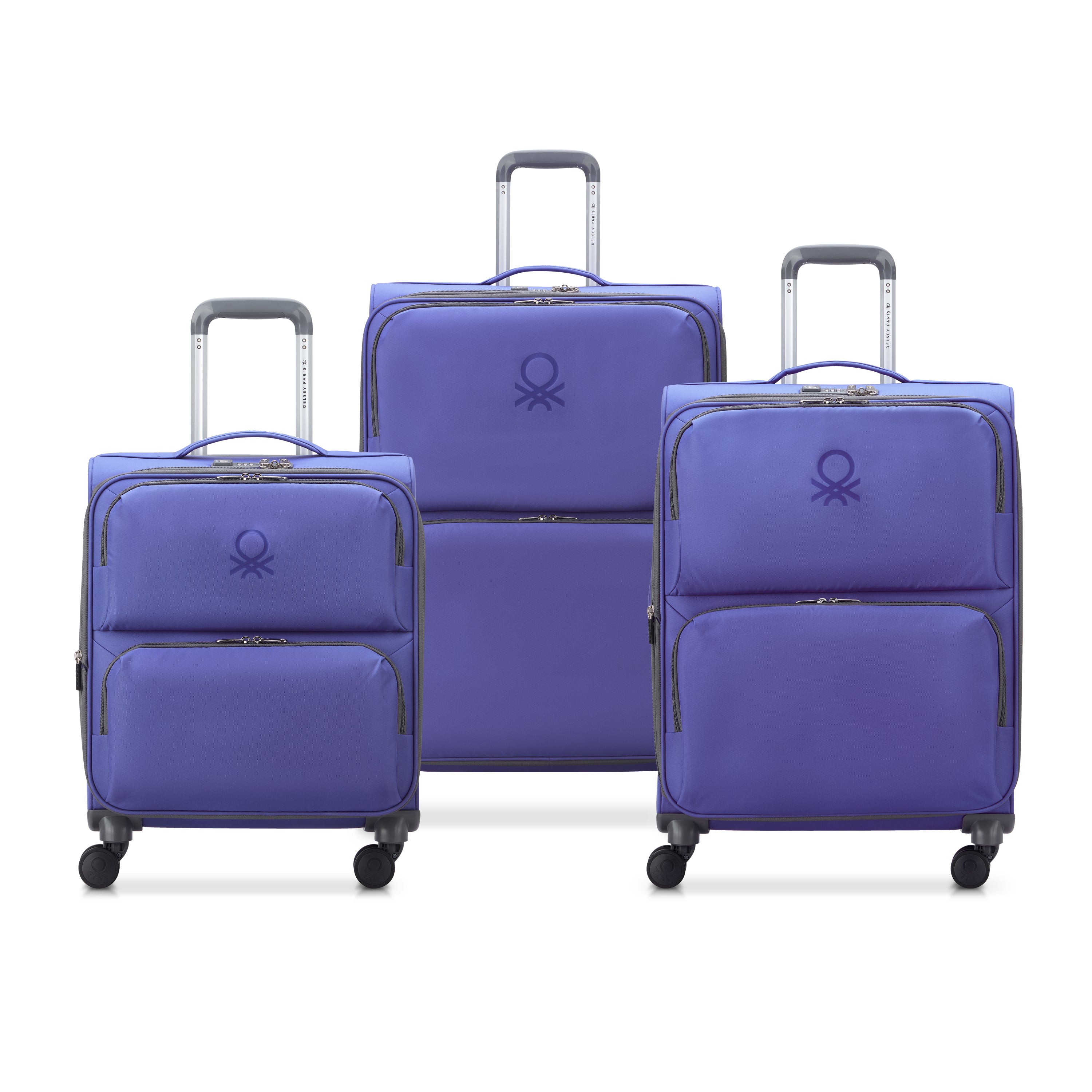 UCB SOFTSIDE - Set 3 Expandable Suitcases (L-76cm) (M-66cm) (S-55cm) - Image 9